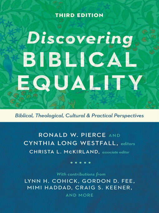 Title details for Discovering Biblical Equality by Ronald W. Pierce - Available